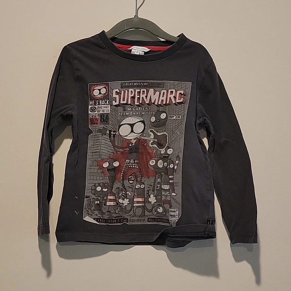 Little Marc Jacob's long sleeve shirt size 6 Comic Graphic